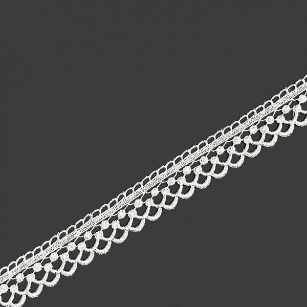 Čipka biela - 72771 šírka 30 mm , metráž