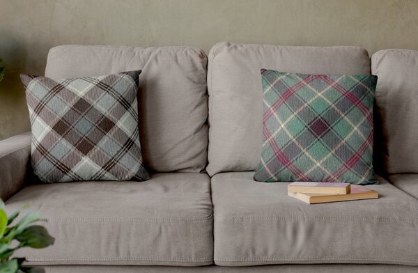 Ervi obliečka na vankúš Gobelínový - Tradičný šedý tartan