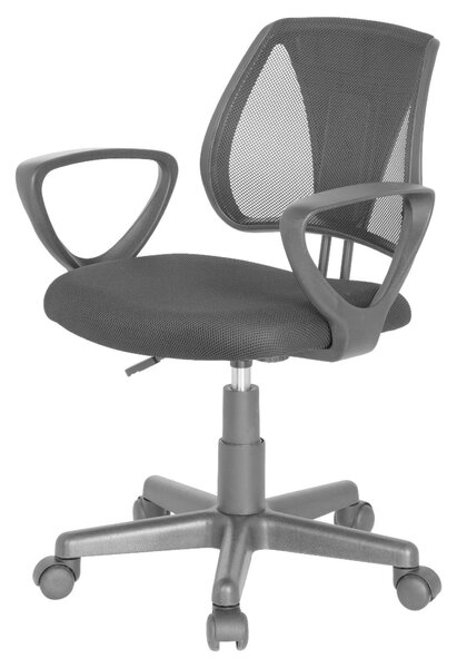 OTOČNÁ STOLIČKA PRE MLÁDEŽ, čierna MID.YOU - Online Only detský nábytok, Online Only