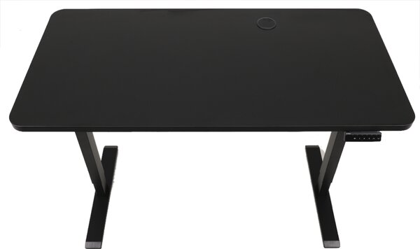 Výškovo nastaviteľný elektrický stôl BestBerg BBAT-12BB / rozmer 120x60 cm / výška 70-114 cm / čierny