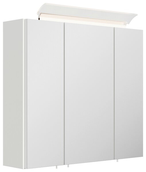 ZRKADLOVÁ SKRINKA, biela s vysokým leskom, 70/62/17 cm MID.YOU - Kúpeľňové skrinky, Online Only