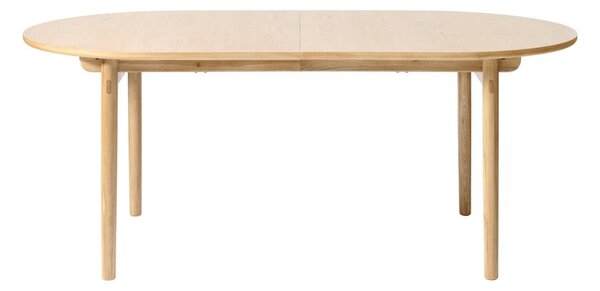 Rozkladací jedálenský stôl v dekore duba 100x190 cm Carno – Unique Furniture