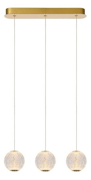 Lucide L134991260 LED závesné stropné svietidlo CINTRA | 3x4,7W integrovaný LED zdroj | 3x283lm | 2700K