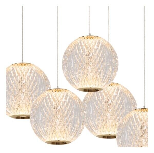 Lucide L134992260 LED závesné stropné svietidlo CINTRA | 5x4,7W integrovaný LED zdroj | 5x290lm | 2700K
