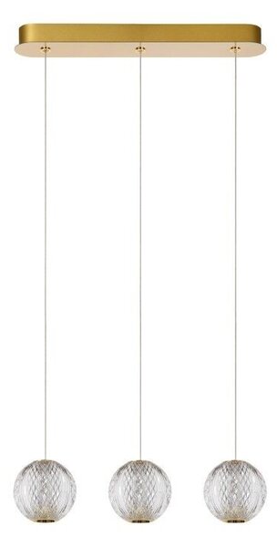 Lucide L134991260 LED závesné stropné svietidlo CINTRA | 3x4,7W integrovaný LED zdroj | 3x283lm | 2700K