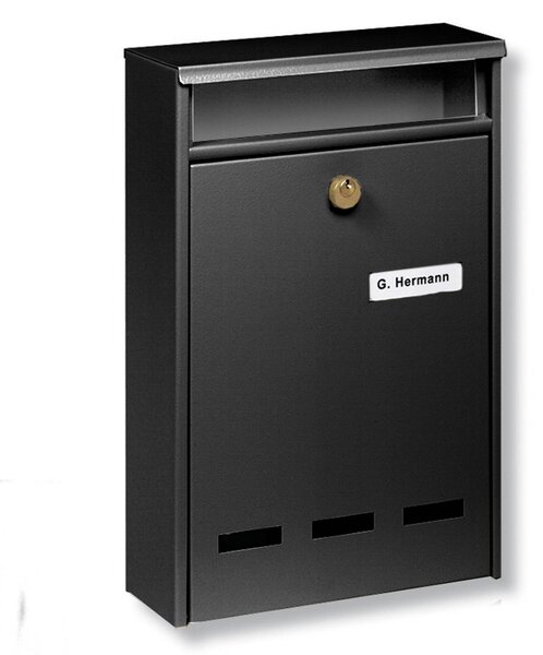 Priestorová poštová schránka WISMAR B5, čierna