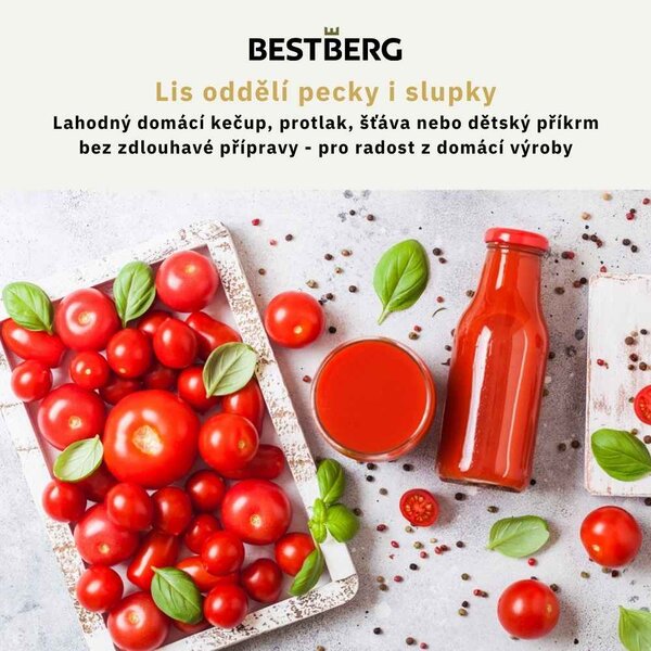 Lis na paradajky BestBerg BBM-2500TJ príslušenstvo pre mlynček BBM-2500