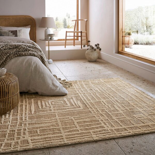TKANÝ KOBEREC, 200/300 cm béžová Flair Rugs - Online Only bytové doplnky, Online Only