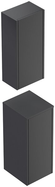 ZÁVESNÁ SKRINKA, grafitová, grafitová, 30/70,6/20 cm MID.YOU - Kúpeľňové skrinky, Online Only