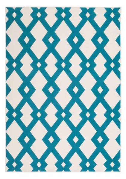 PLOCHO TKANÝ KOBEREC, 160/230 cm tyrkysová, béžová Kayoom - Online Only bytové doplnky, Online Only