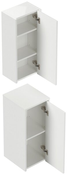 ZÁVESNÁ SKRINKA, biela s vysokým leskom, biela s vysokým leskom, 30/70,6/20 cm MID.YOU - Kúpeľňové skrinky, Online Only