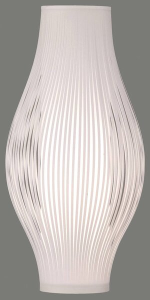 Stolná lampa Murta, 71 cm, biela