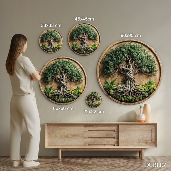 DUBLEZ | Strom života s machom - Eden (UV tlač) | UV potlač, Premium