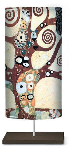 Stojacia lampa Klimt I s umeleckým motívom