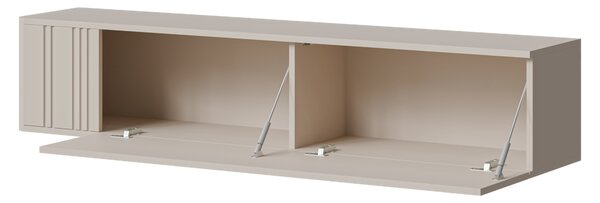Mirjan24 TV stolík Zudbim 150, Farby: orech warmia / orech warmia + čierna 5903211504075
