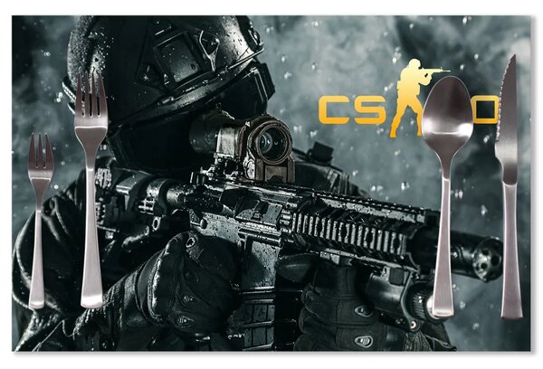 Sablio Prestieranie CS:GO Vojak 1: 40x30cm
