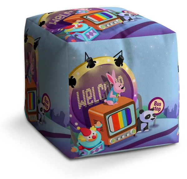 Sablio Taburet Bus stop - 40x40x40 cm