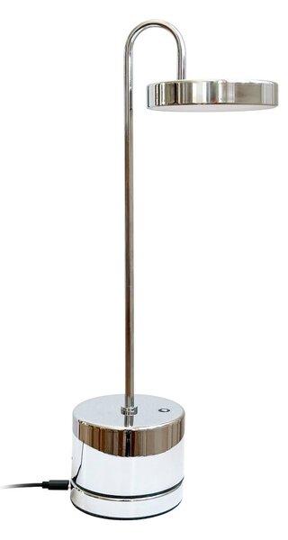 Stolové Lampa Dyberg Larsen, MOOVELIGHT, stmievateľné, Chróm, Obývacia izba, Kov, Dizajnový