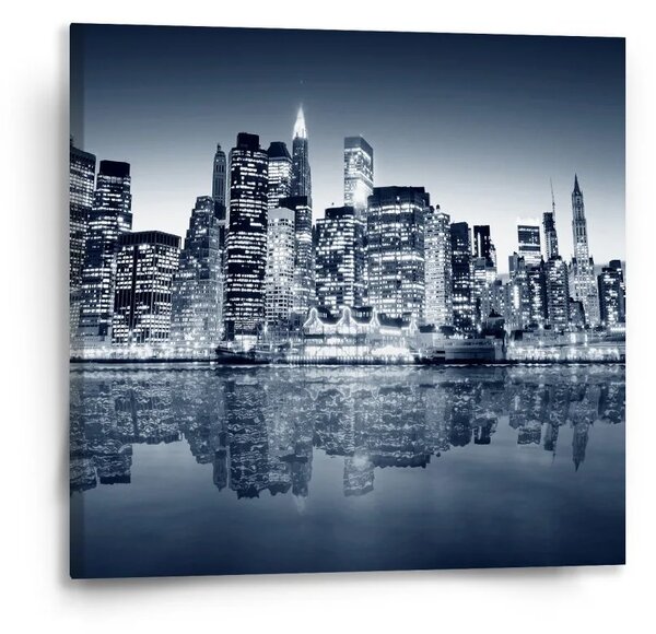 Sablio Obraz Nočný New York - 50x50 cm