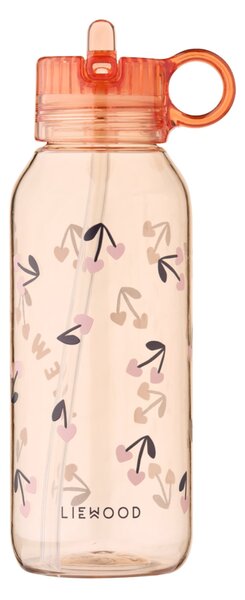 Detská fľaša na vodu Yang Tritan Cherry heart / Rosey 500 ml