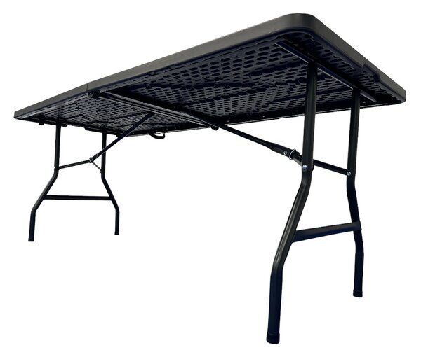 TENTino Skladací stôl 183x76 cm BLACK POLENÝ