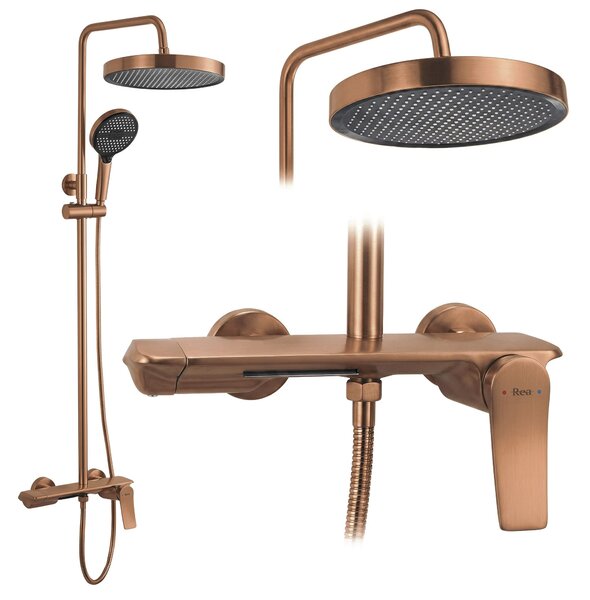 Sprchový set Rea Vision Brush Copper