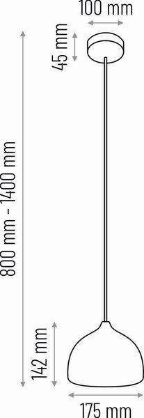 ZÁVESNÉ SVIETIDLO, 17,5/90-140 cm - Online Only bytové doplnky, Online Only