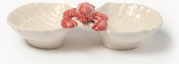 Ručne maľovaný servírovací tanier Lobster
