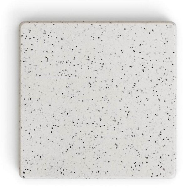 MUZZA Záhradný konferenčný stolík aura 48 x 48 cm biely