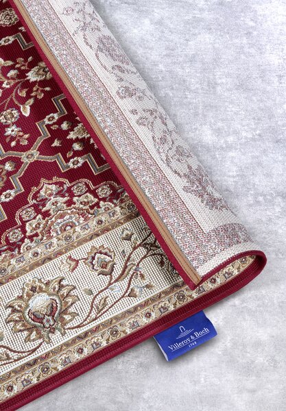 Villeroy & Boch , Kusový koberec 106057 Red, Cream – na von aj na doma, 160x235, červená, chodba / predsieň
