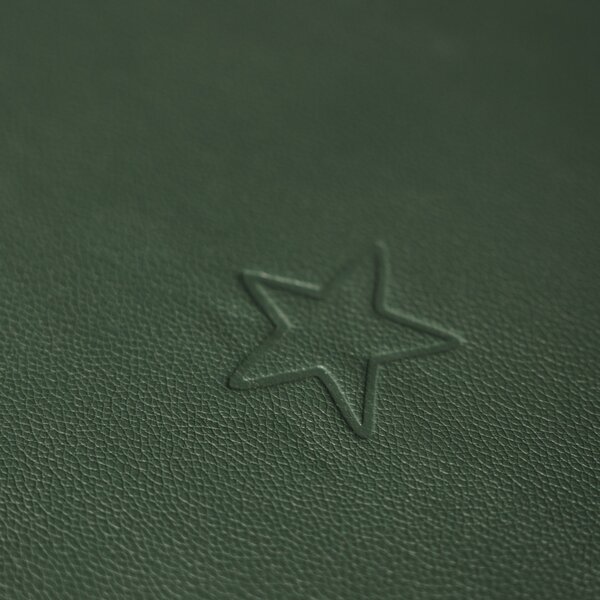 Oboustranné prostírání Star Green Ø 35 cm