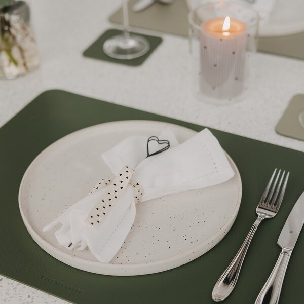 Oboustranné prostírání Oblong Green Heart