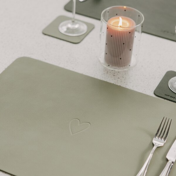 Oboustranné prostírání Oblong Green Heart