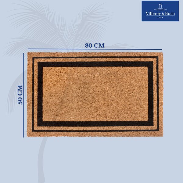 Villeroy & Boch, Rohožka Villeroy & Boch 106117 Cocos - na von aj na doma, 80x50, hnedá, chodba / predsieň