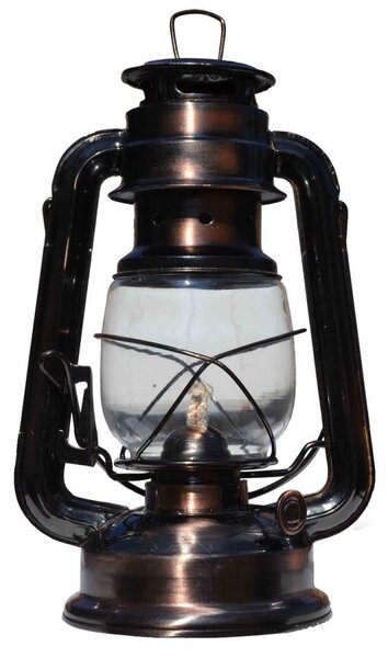 Rosler Petrolejová lampa 24 cm meď GG005 + záruka 3 roky zadarmo