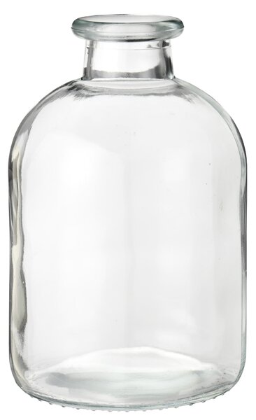 Sklenená vázička Anna Clear 17 cm