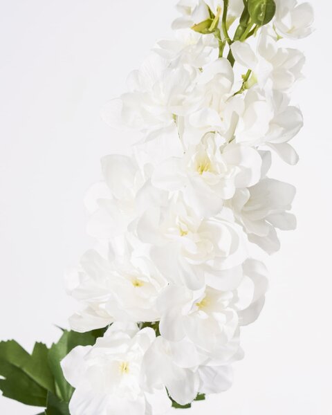 Umelý kvet Delphinium White 77 cm