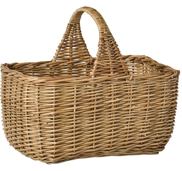 Prútený kôš Handle Across Square 30 × 42 cm