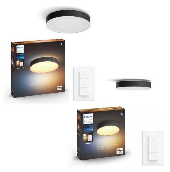 Philips - SADA 1x stmievateľné LED svietidlo Hue ENRAVE 33,5W/230V + 1x stmievateľné svietidlo 9,6W + diaľkový ovládač