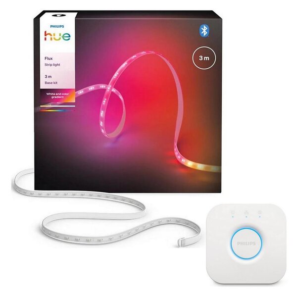Philips - LED RGBW stmievateľný pásik Hue FLUX 3m LED/12W/230V 2200-6500K + Hue bridge
