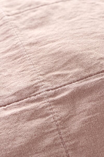 Prešívaný poťah na vankúš Dusty Pink 50 × 90 cm