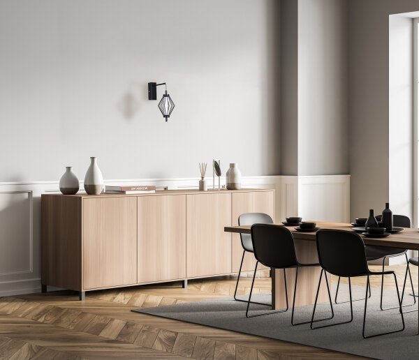 ITALUX WL-34403-1-BK - LED nástenné svietidlo SEVILLA LED/5W/230V 3000K čierne
