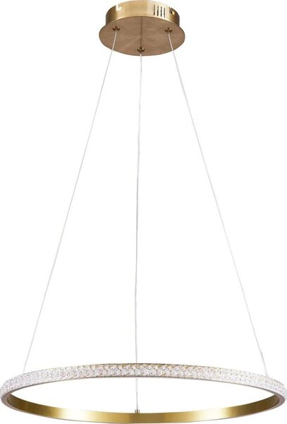 LED luster na lankách DIANA LED/25W/230V 4000K pr. 50 cm zlatý