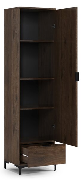 Skriňa LANA 06 Elegantný orech - 1-DVEROVÁ SKRIŇA SO ZÁSUVKOU