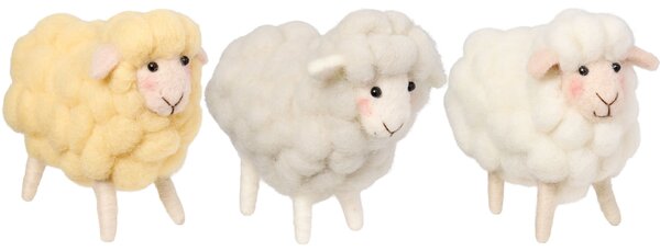 Veľkonočná dekorácia Sheep Žltá