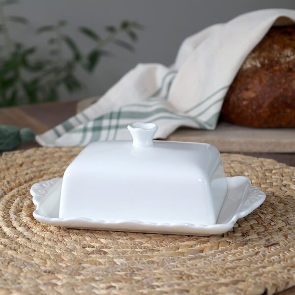 Porcelánová dóza na maslo Provence