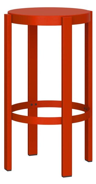 Červená Barová stolička Doon 65 cm 65 × 35 × 35 cm NOO.MA