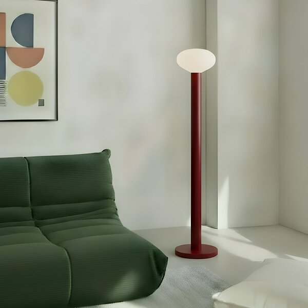 Stojacie Lampa ALDEX, Flo, Červená, Obývacia izba, Kov, Dizajnový