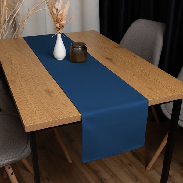 Biante Dekoračný behúň na stôl BKU-117 Námornícky modrý 20x120 cm