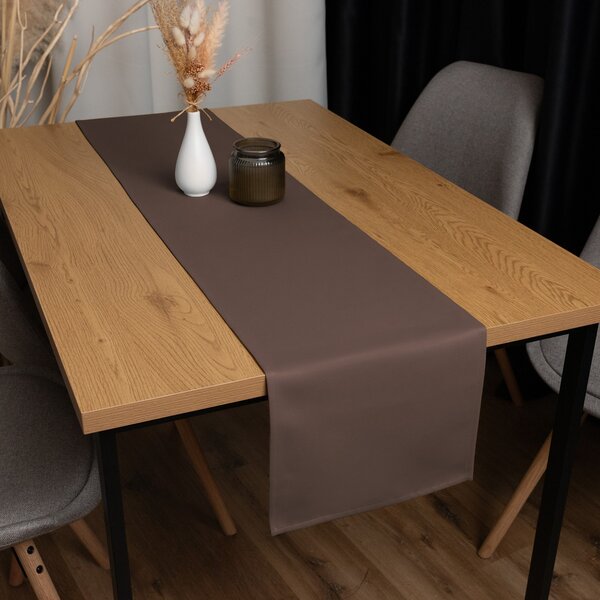 Biante Dekoračný behúň na stôl BKS-409 Čokoládovo hnedý 20x120 cm